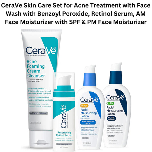 CeraVe Acne Control Set – Complete Skincare Kit for Acne & Breakout-Prone Skin