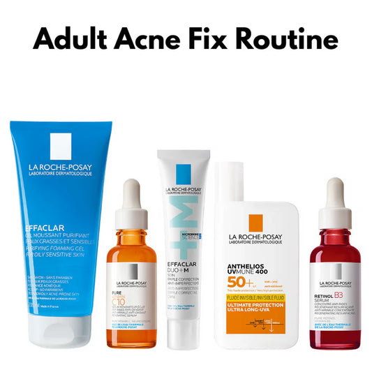 Adult Acne Routine by La Roche-Posay – Clearer Skin Without Compromise