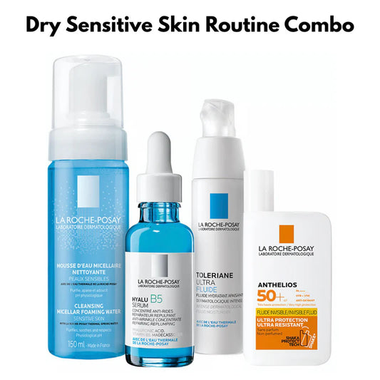 Dry Sensitive Skin Routine Combo by La Roche-Posay – Soothe, Hydrate & Strengthen