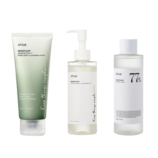 ANUA Oily Skin Trio – Targeted Care for Balanced, Shine-Free Skin