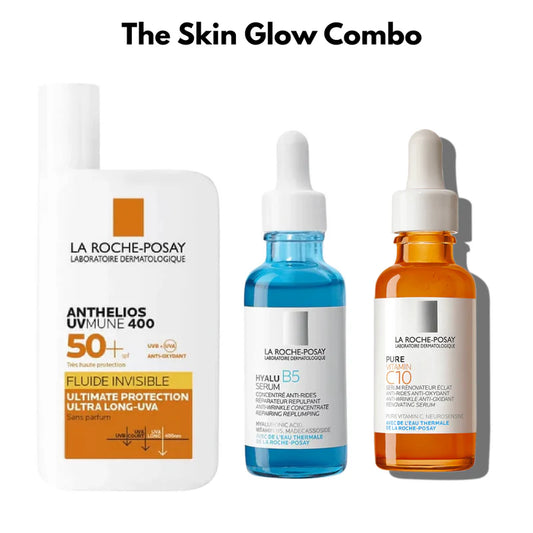 The Skin Glow Set by La Roche-Posay – Hydrate, Brighten & Protect for Radiant Skin
