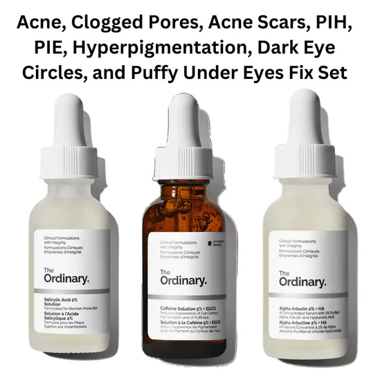 The Ultimate Skin Fix Set by The Ordinary – Banish Acne, Scars, and Dark Circles